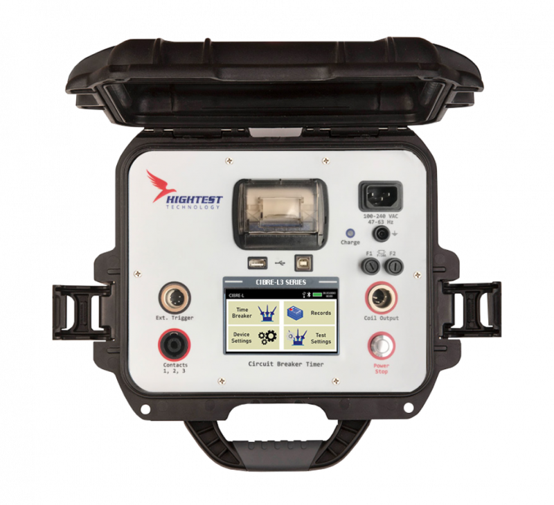 Analisador de Disjuntor com impressora embutida Hightest modelo CIBRE-L3