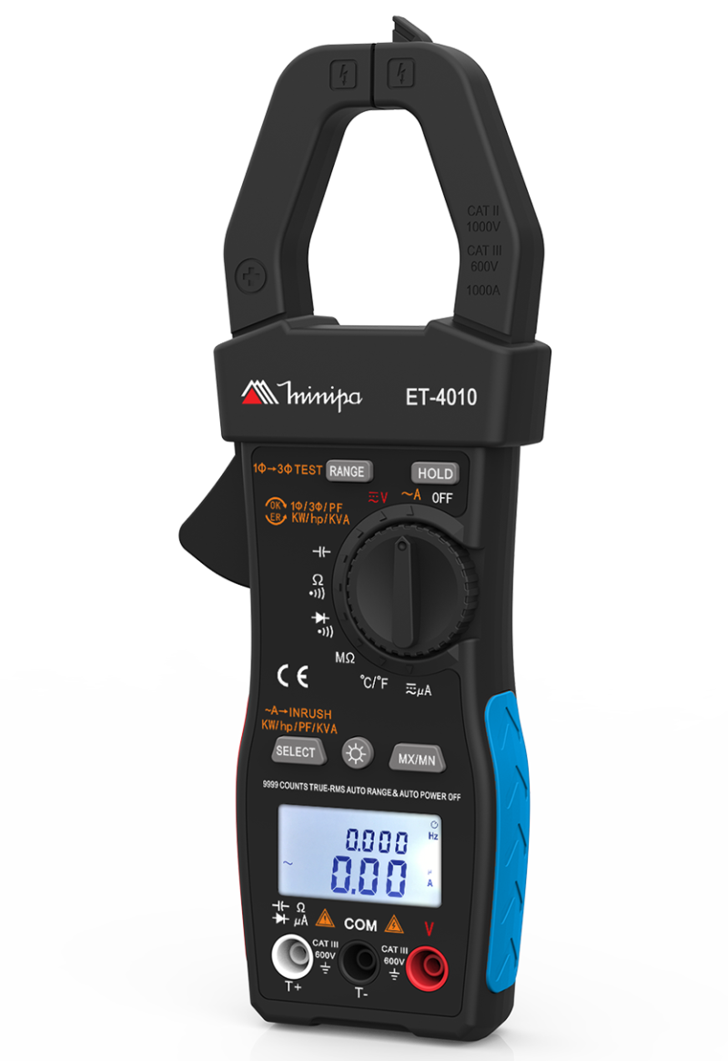 Alicate Wattímetro Digital Minipa Modelo ET-4010 Alicate Wattímetro Digital Minipa Modelo ET-4010