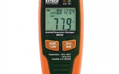 Registrador de dados de umidade e temperatura Extech modelo RHT20